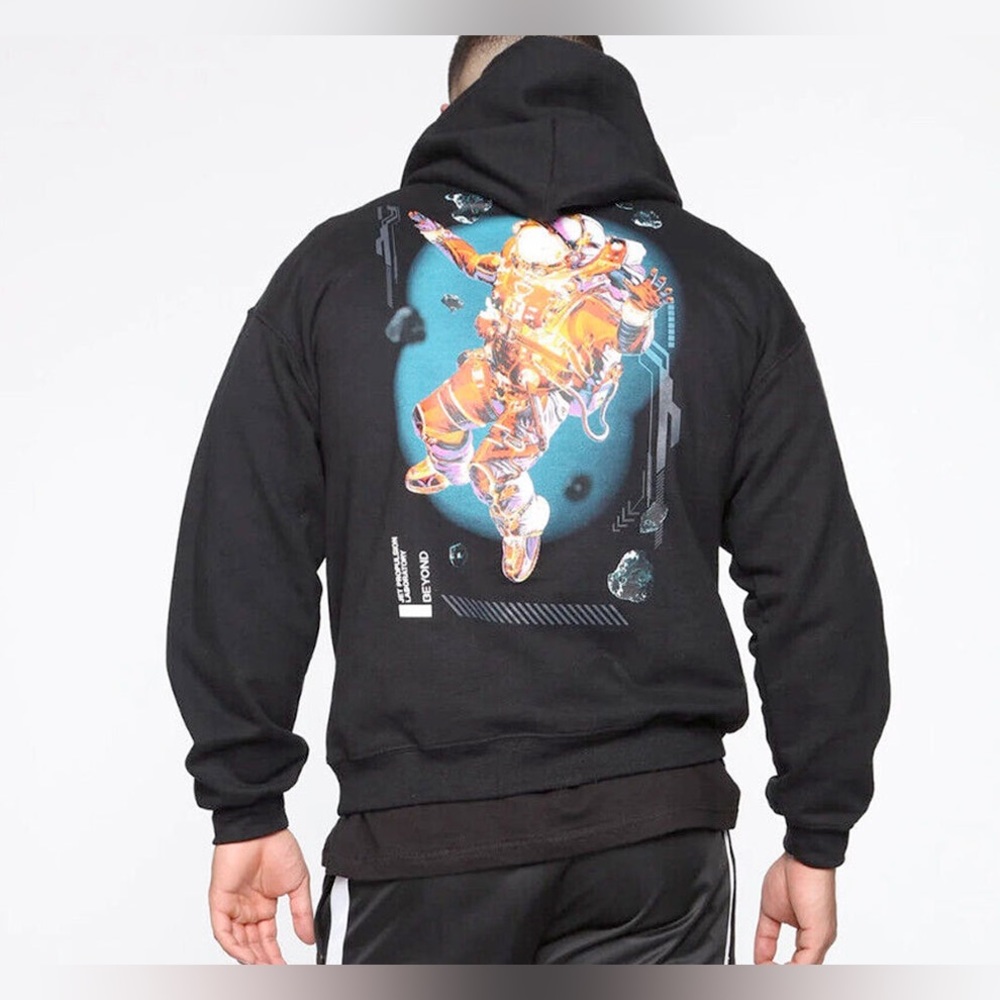 NASA Spaceman Hoodie by Nova Men NWT in Packaging